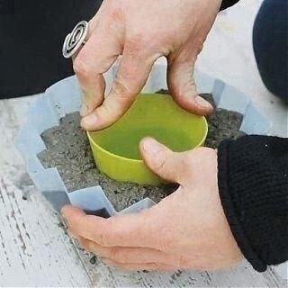 Вазы для цветов своими руками из бетона