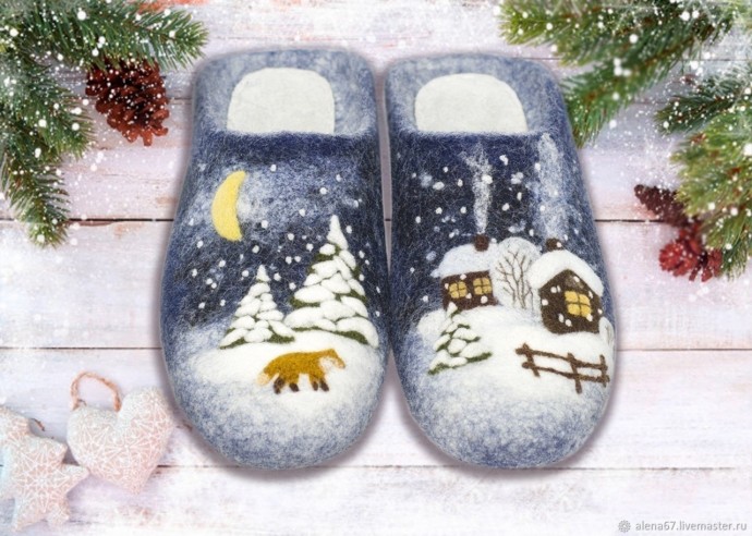 Тапочки ручной работы