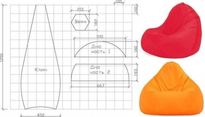 Кресло-мешок "Груша"