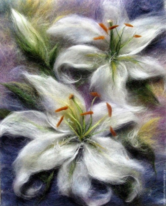 Картины из шерсти: идеи для вдохновенного творчества