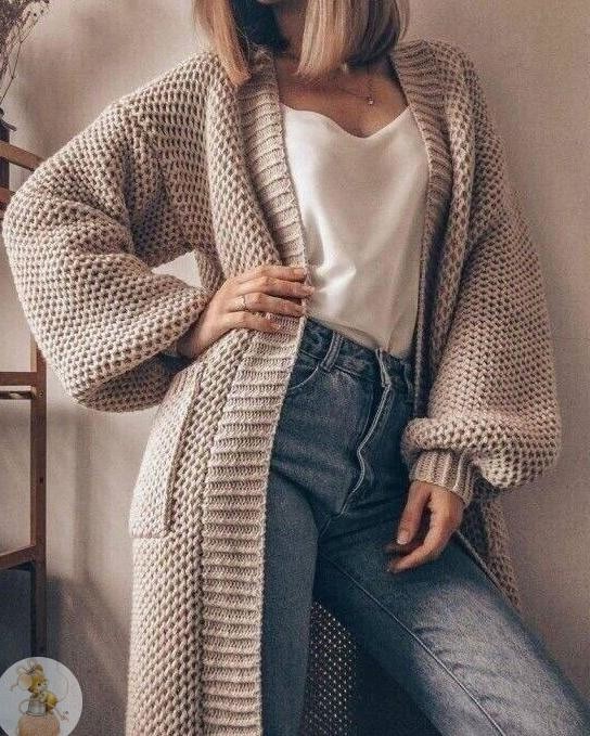 Летнее пальто или удлинённый кардиган