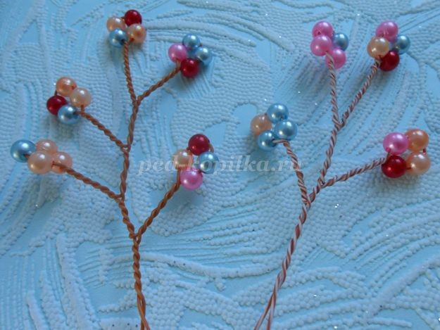 Яблоня из бусин Яблоня из бусин