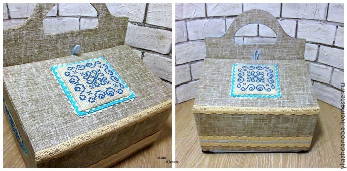 Мастерим из картона удобную корзину для пикника Мастерим из картона удобную корзину для пикника