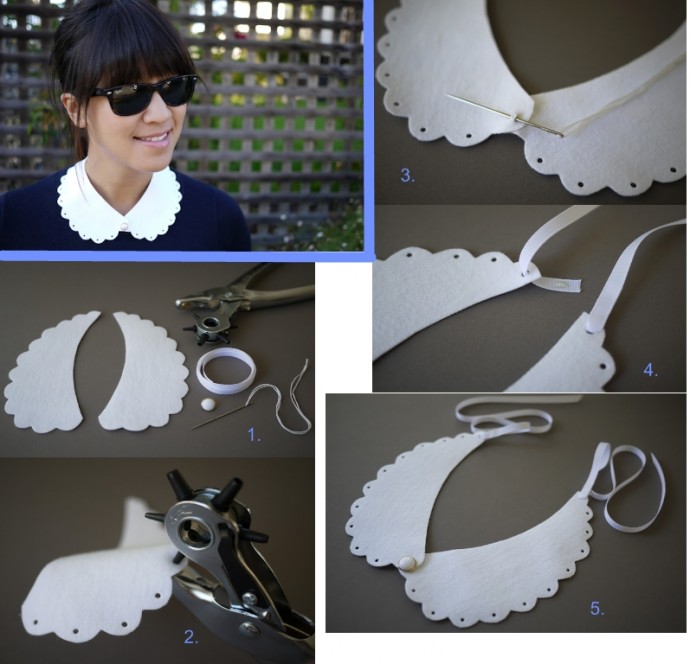 Нежные съемные воротнички