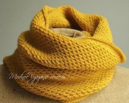 Плотный узор для снуда