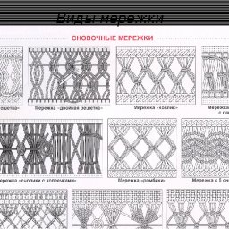 Сложные красивые мережки