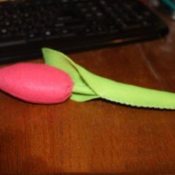 ​Тюльпаны из ткани