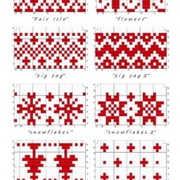 ​Вышиваем орнаменты в новогоднем стиле
