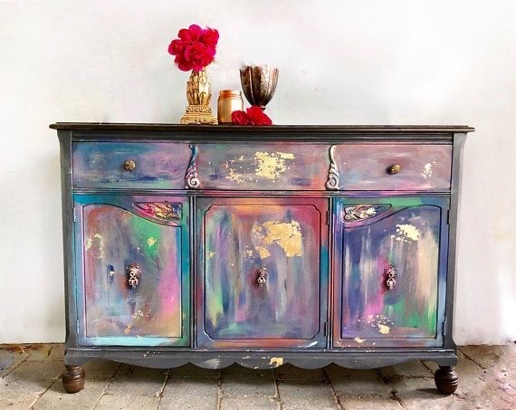 Декор мебели в винтажном стиле