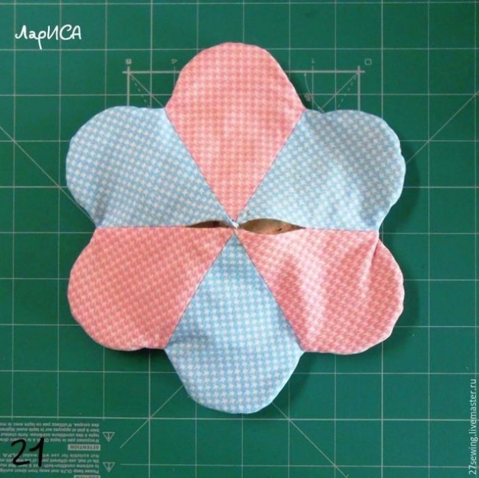 Прихватки из остатков ткани.