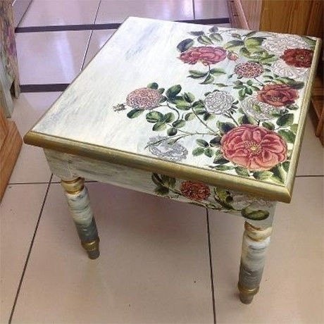 Идеи росписи и декупажа старой мебели