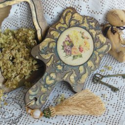 Зеркало "Винтажный букет"