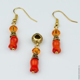 Сборка оригинального комплекта украшений