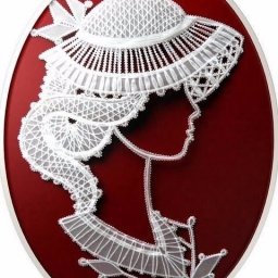 Кружевные портреты в технике пергамано