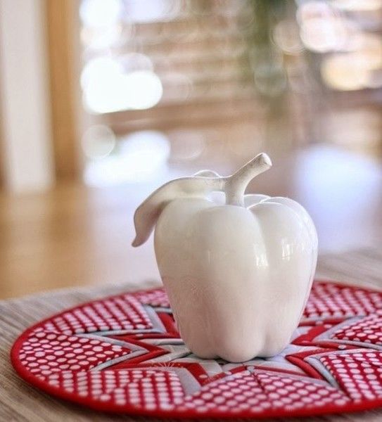 Лоскутная подставка под горячее