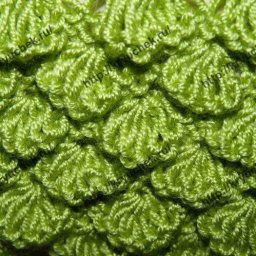 ​Необычный узор, похожий на чешуйки рыб