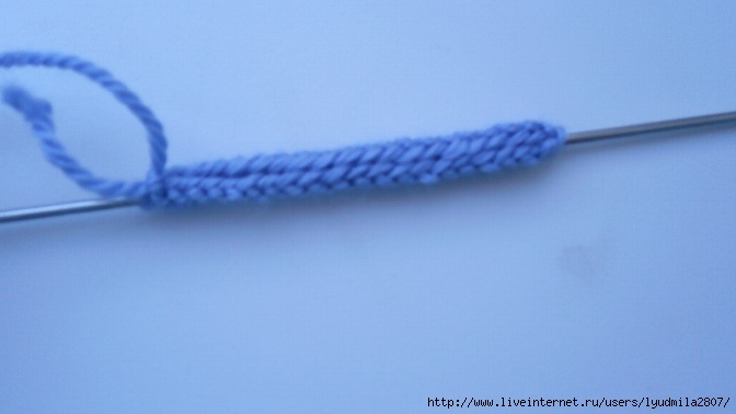 Вязание вкруговую на двух спицах