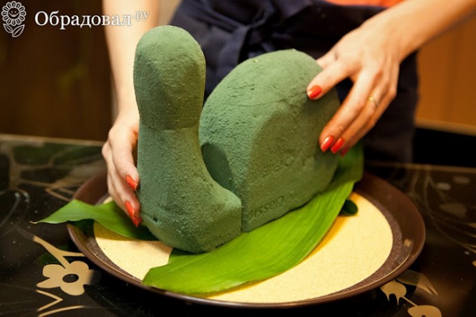 Цветочная улитка к празднику