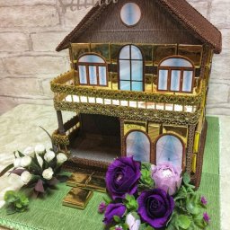 ​Идея создания дома из шоколадных конфет