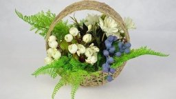 Корзинка из ниток