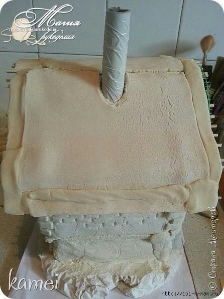 Сказочный домик из соленого теста