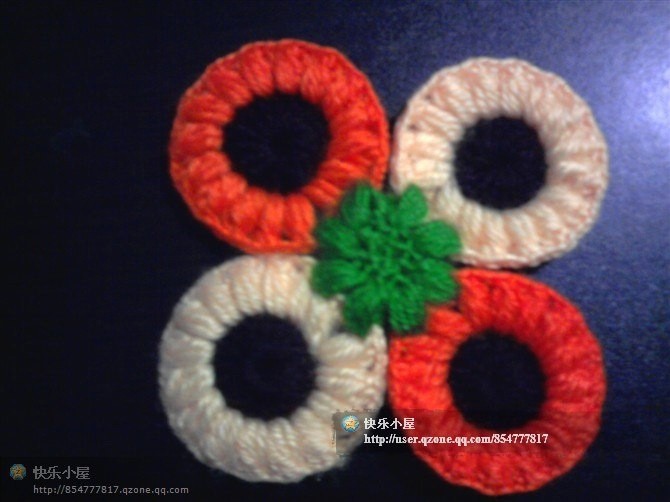 Вязаный коврик