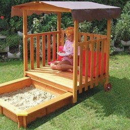 Песочницы: идеи для дачи и детской площадки