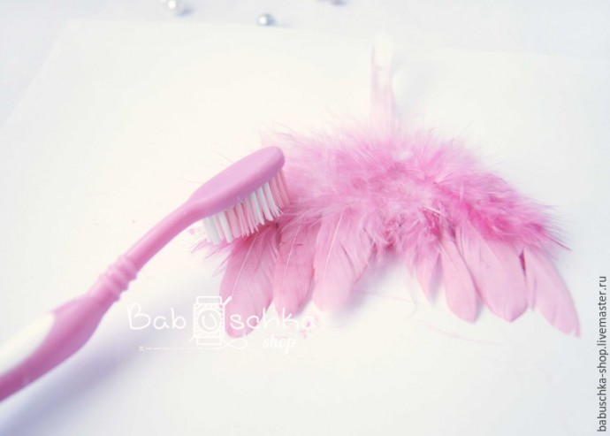 Перекрашиваем перышки в другой цвет