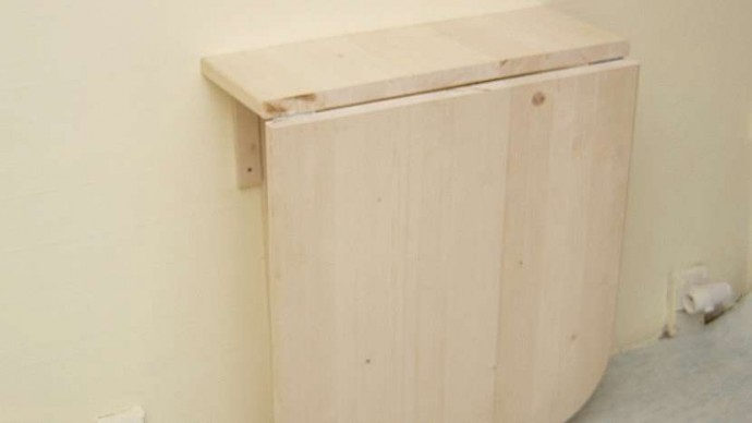 Как сделать маленький складной столик для маленькой кухни или балкона: мастер класс