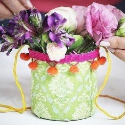 Легкие воздушные кашпо своими руками