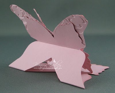 Объёмная открытка - бабочка