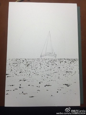 Парусник и закат