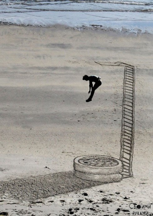 Рисунки на песке Рисунки на песке