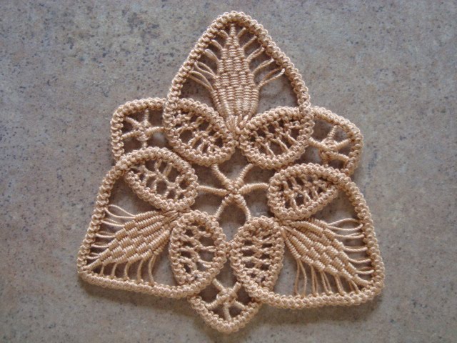 Румынское шнурковое кружево: мастер-класс