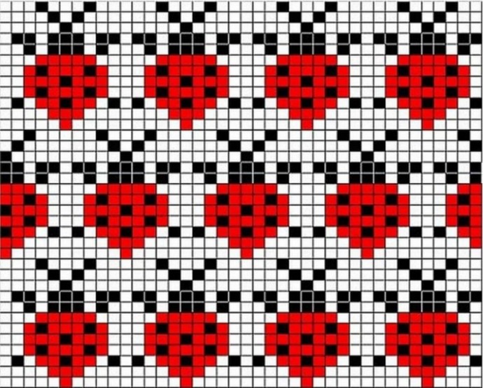 ​Схемы для жаккарда в копилочки