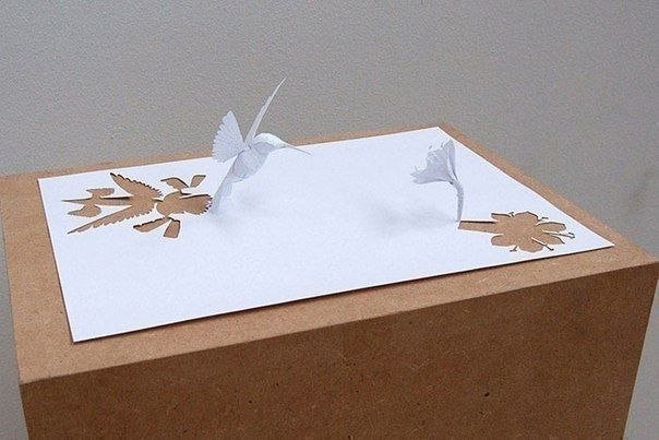 Скульптуры из одного листа бумаги