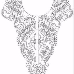 Узоры для вышивки горловины