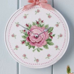 Вышивка крестиком: часы