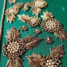 ​Золотистая вышивка с канителью: идеи для вышивального вдохновения