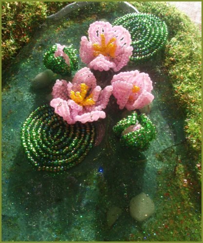 Глициния из бисера