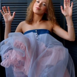 Корсаж из джинсовой ткани