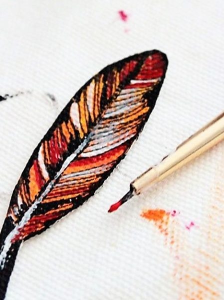 Красивый кулон своими руками: пёрышко Красивый кулон своими руками: пёрышко