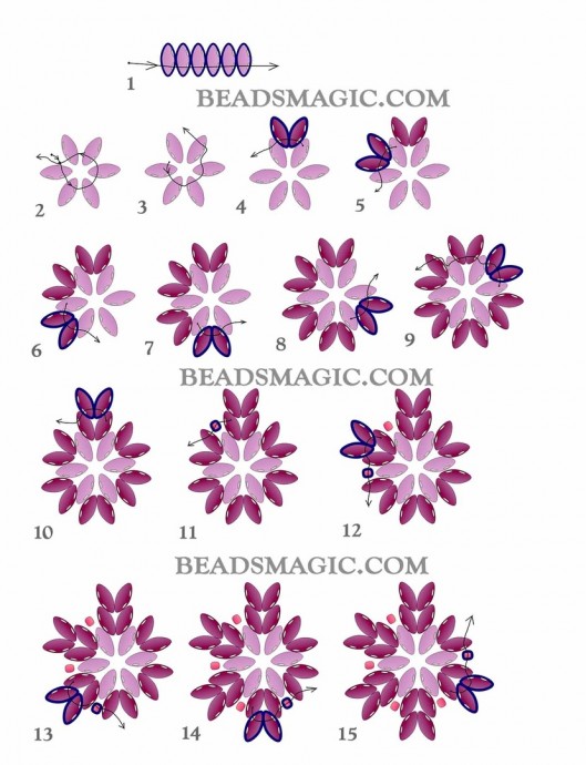 Схема кулона в вашу копилочку