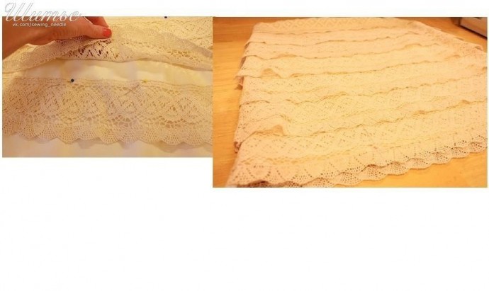 Юбка с кружевами: мастер-класс