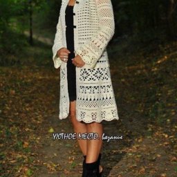 Невероятно красивое летнее пальто или всесезонный кардиган