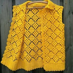 Солнечная безрукавка крючком