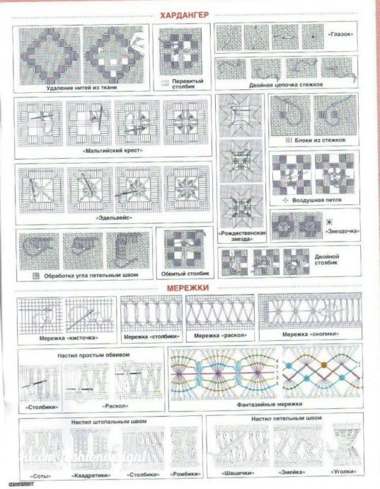 Учимся вышивать, используя различные швы