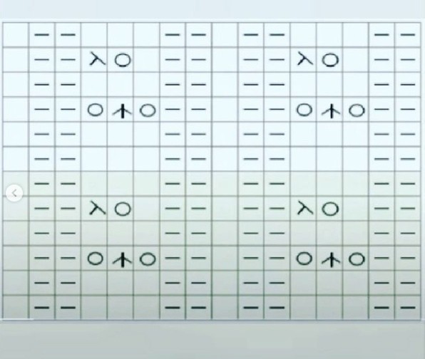 ​Уютный узор для теплого свитера