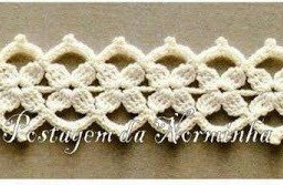 Винтажная тесьма крючком