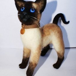 Как свалять сиамскую кошечку